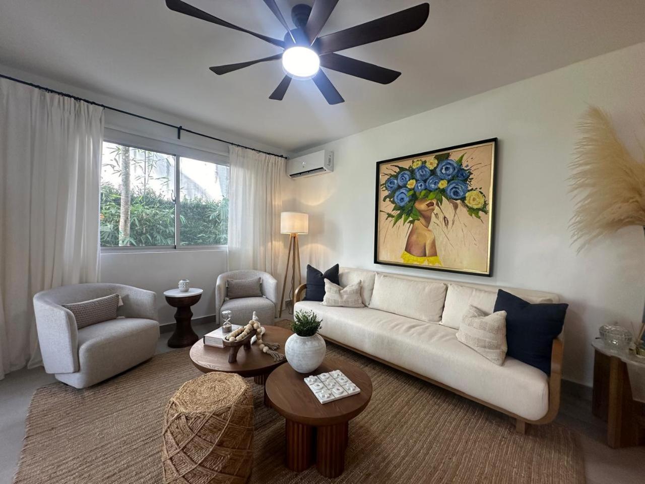 Luxury 2 Bedroom Apt, 1 Min Walk To Punta Popy Beach, Pool, Ac, Fast Wifi, In Las Terrenas Exterior foto
