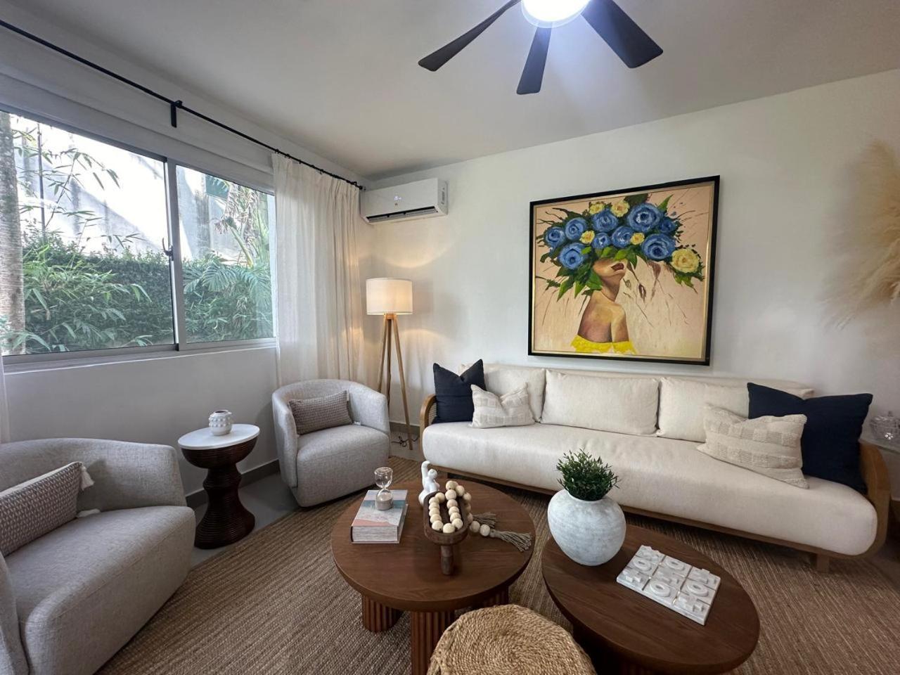 Luxury 2 Bedroom Apt, 1 Min Walk To Punta Popy Beach, Pool, Ac, Fast Wifi, In Las Terrenas Exterior foto